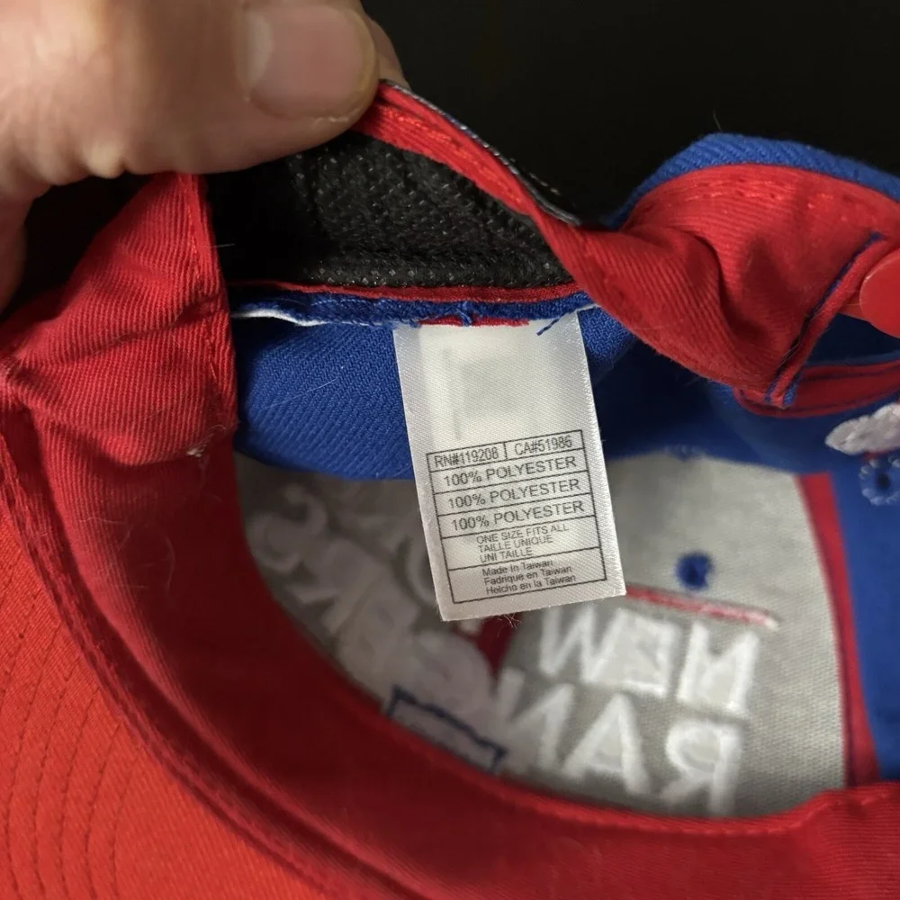Adidas NHL SnapBack Hat New York Rangers Blue‎ Red OSFM Hockey